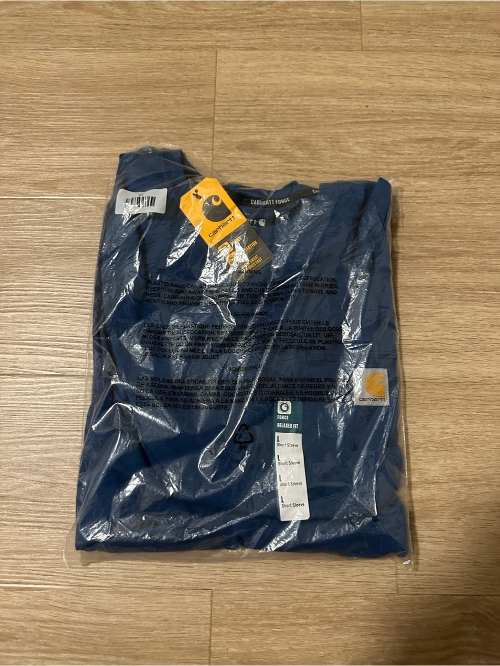 Carhartt Men's Dark Blue Short-Sleeve Tee